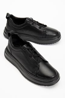 Erkek Hakiki Deri Ayakkabı Siyah