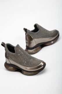 Sneaker Ayakkabı Kadın Rahat Bilekli Air Taban 