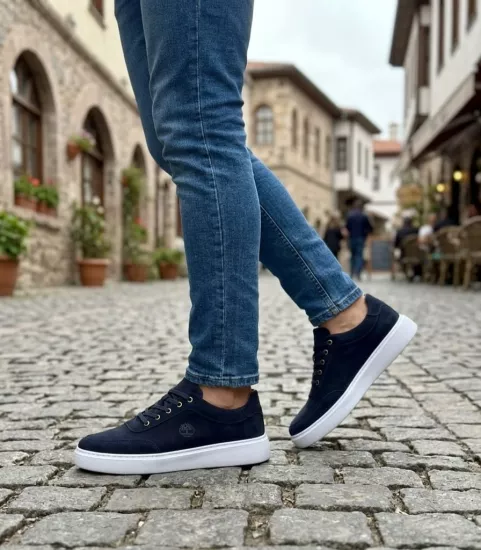 Erkek Günlük Rahat Taban Ayakkabı Lacivert
